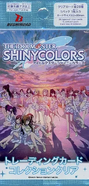 BUSHIROAD TRADING CARD COLLECTION - CLEAR ANIMATION THE IDOLMASTER SHINY COLORS BOOSTER PACK - JP